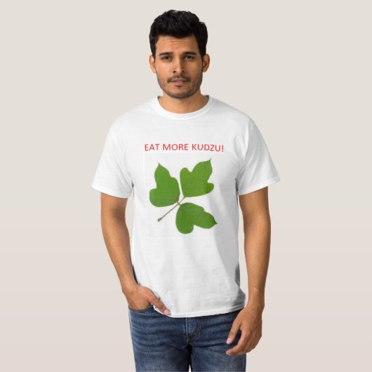 EAT MEER KUDZU T-SHIRT (Voorkant volledig)