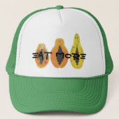 EAT MEER TRucker Hat Trucker Pet (Voorkant)