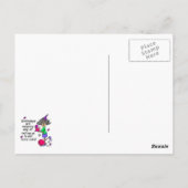 Eat more Cake Birthday Humor Briefkaart (Achterkant)