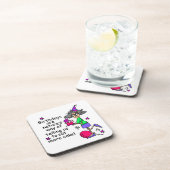 Eat more Cake Birthday Humor Drankjes Onderzetter (Rechterzijde)