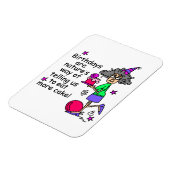 Eat more Cake Birthday Humor Magneet (Linkerzijde)