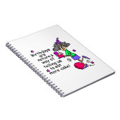 Eat more Cake Birthday Humor Notitieboek (Rechterzijde)