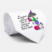 Eat more Cake Birthday Humor Stropdas (Opgerold)