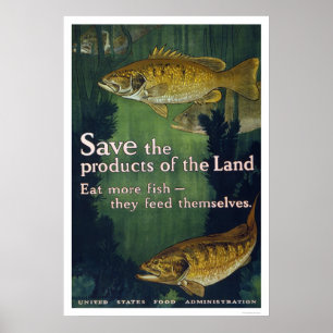 Eat more Fish Poster 1917