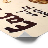 EAT MORE FRUIT poster (Hoek)