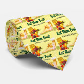 Eat more Fruit -  reclame ca. 1940 Stropdas (Opgerold)