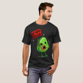 Eat more Salsa Vegan Avocado Cute Guacamole Fun T-shirt (Voorkant volledig)