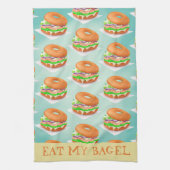 Eat My Bagel Theedoek (Verticaal)