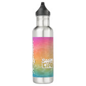 "Eat My Bubbles" Eenhoorn Badwater kleur Zwemleven Waterfles (Rechts)