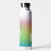 "Eat My Bubbles" Regenboogschubben Zwemmen Leven Waterfles (Links)