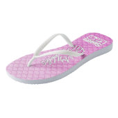 "Eat My Bubbles" Roze schalen Zwemmen Leven Teenslippers (Schuin)