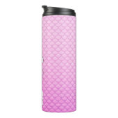 "Eat My Bubbles" Roze schalen Zwemmen Leven Thermosbeker (Geroteerd rechts)