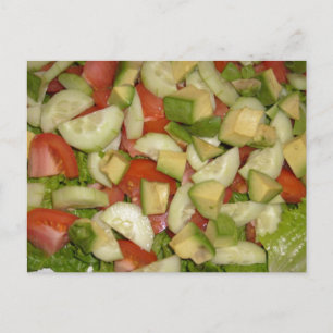 Eat My Salad Briefkaart