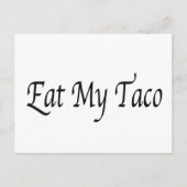 Eat My Taco Briefkaart (Voorkant)