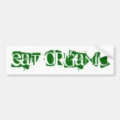 Eat Organic Bumpersticker (Voorkant)