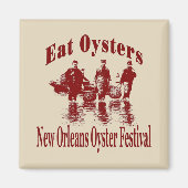 Eat Oysters, OysterFestival Magneet (Voorkant)