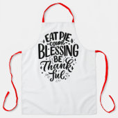Eat Pie Count Blessing Schort (Voorkant)