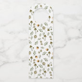 Eat Pie, Drink Wine, wees dankbaar | Thanksgiving Flessenhanger (Achterkant)