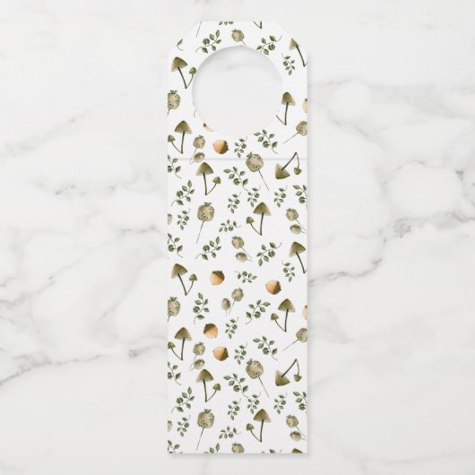 Eat Pie, Drink Wine, wees dankbaar | Thanksgiving Flessenhanger (Achterkant)