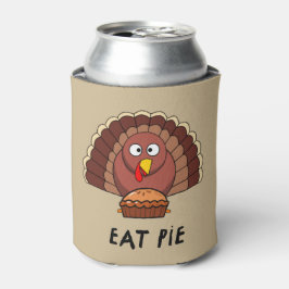 Eat Pie met Thanksgiving Turkije Blikjeskoeler