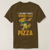 Eat Pizza 545 T-shirt (Design voorkant)