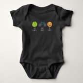 Eat Planten Ride Bikes be Happy Vegan Athlete Romper (Voorkant)