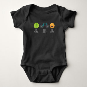 Eat Planten Ride Bikes be Happy Vegan Athlete Romper