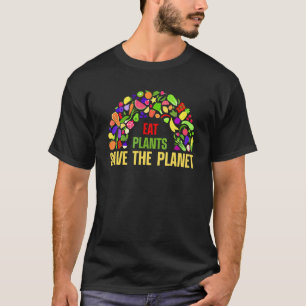 Eat Planten Save the Planet Vegan Vegetarian Vegan T-shirt