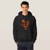 Eat Plants Vegan Vegetarian Turkey Thanksgiving Hoodie (Voorkant volledig)