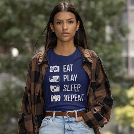 Eat-Play-Sleep-Repetboard game Womens Shirt