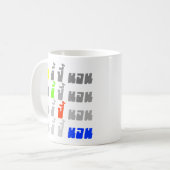 Eat Poop Boom Slaapspanning: thiazide Koffiemok (Voorkant links)