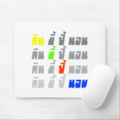 Eat Poop Boom Slaapspanning: thiazide Muismat (Met muis)