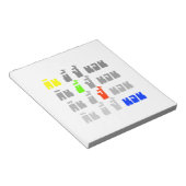 Eat Poop Boom Slaapspanning: thiazide Notitieblok (Schuin)