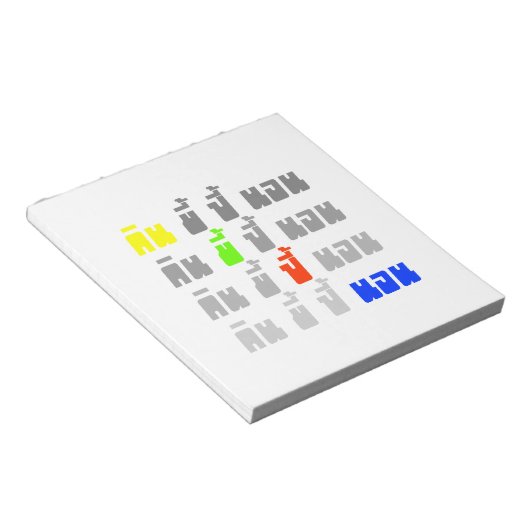 Eat Poop Boom Slaapspanning: thiazide Notitieblok (Schuin)