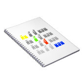 Eat Poop Boom Slaapspanning: thiazide Notitieboek (Rechterzijde)