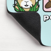 Eat Poop Sleep Guinee Pig Mousemat Muismat (Hoek)