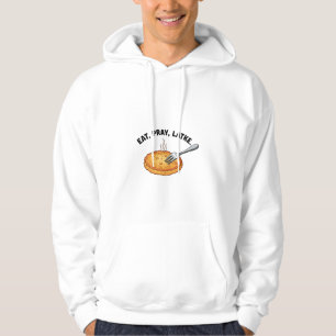 Eat Pray Latke Joodse Hanukkah Latke geliefden Hoodie