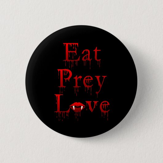 Eat Prey Love Ronde Button 5,7 Cm (Voorkant)