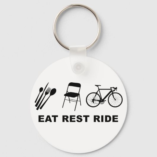 Eat Rest Ride Sleutelhanger (Voorkant)