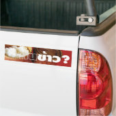 Eat Rice? [Gin Khao?] ... Thai Lao Isan Food Bumpersticker (Op Truck)