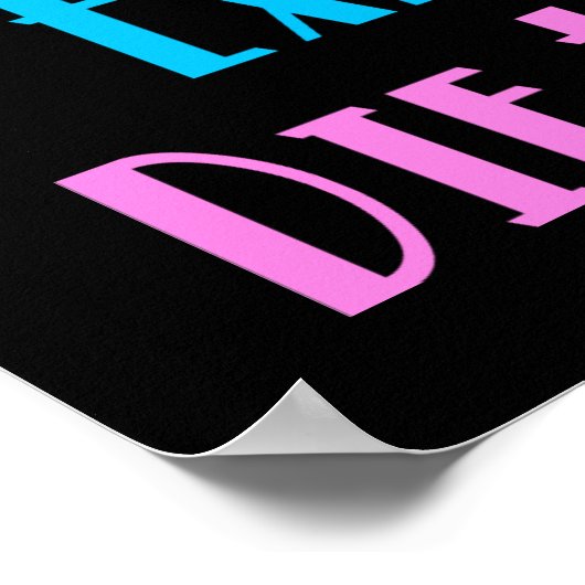 Eat right Exercise die Healthy - Funny Dark Humor Poster (Hoek)