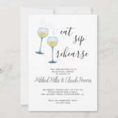 Eat Sip Repetitie - Uitnodiging voor een repetitie (Voorkant)