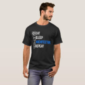EAT Slaap Architectuur Repea Architect Afstuderen T-shirt (Voorkant volledig)