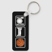 Eat, Slaap, Basketball Sleutelhanger (Achterkant)
