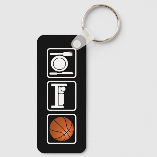 Eat, Slaap, Basketball Sleutelhanger (Achterkant)