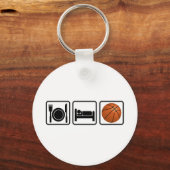 Eat, Slaap, Basketball Sleutelhanger (Voorkant)