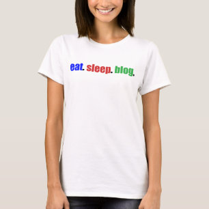 Eat/Slaap/Blog T-shirt