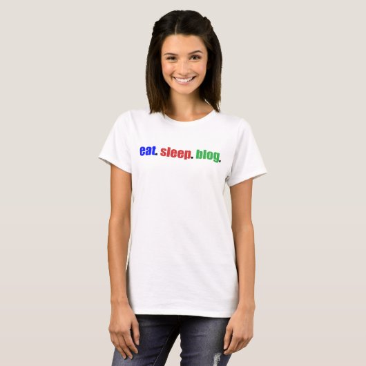 Eat/Slaap/Blog T-shirt