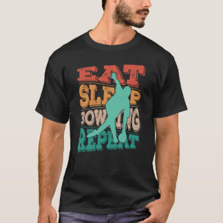 Eat Slaap Bowling Herhaal Shirt