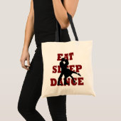 Eat, Slaap, Dance Tote Bag (Voorkant (product))